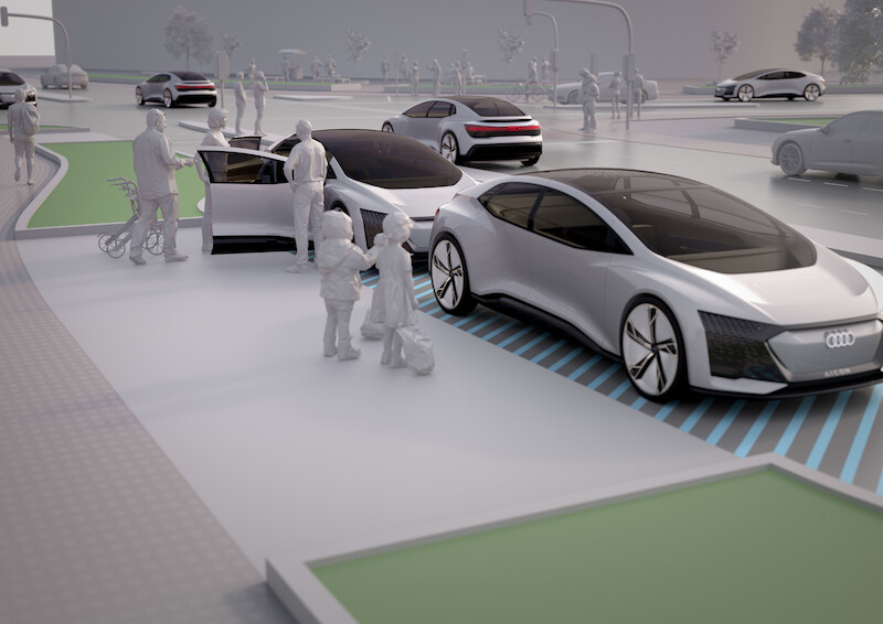 Studium Audi: miasto przyszłości bez korków i zatorów