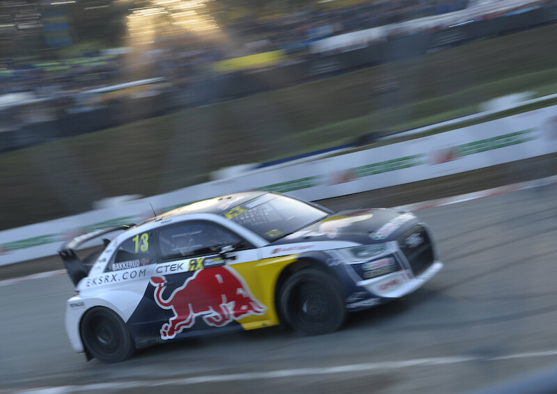 Mattias Ekström i Andreas Bakkerud na podium kolejnej rundy World RX