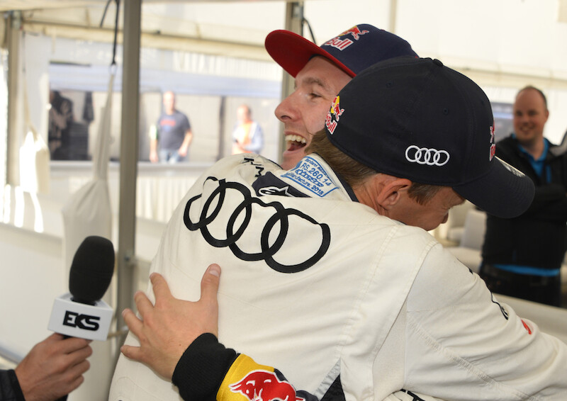 Mattias Ekström i Andreas Bakkerud na podium kolejnej rundy World RX