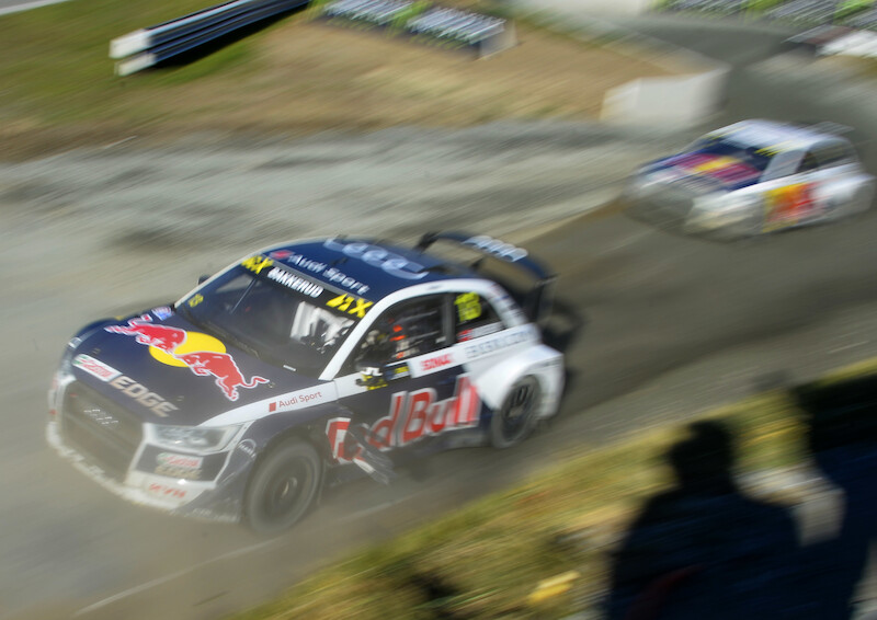 Mattias Ekström i Andreas Bakkerud na podium kolejnej rundy World RX