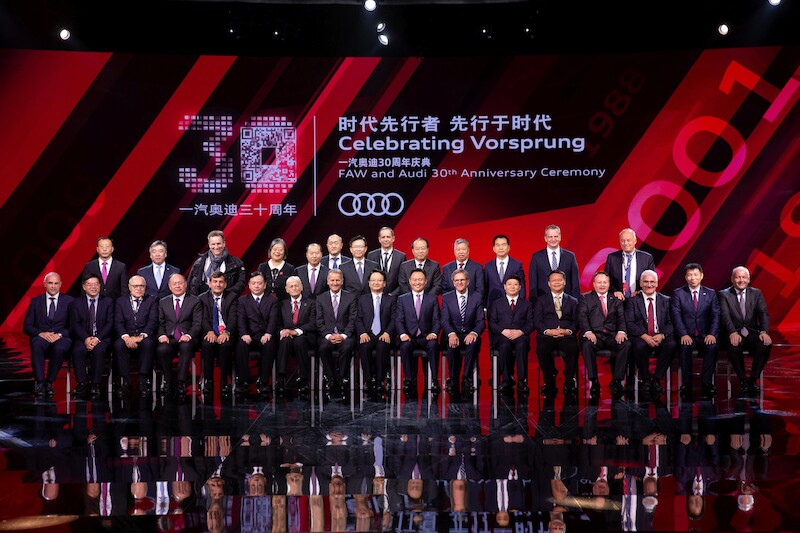 30 lat partnerstwa w Chinach: Audi i FAW startują z inicjatywą modelową
