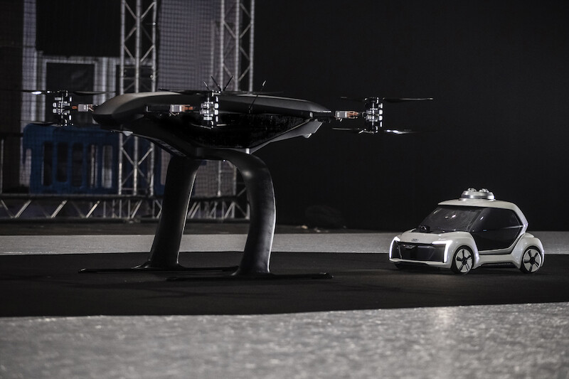 Audi, Airbus i Italdesign testują koncepcję latającej taksówki