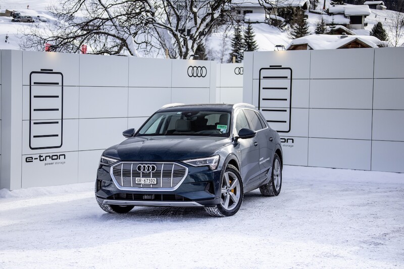 Audi elektryzuje Światowe Forum Ekonomiczne w Davos