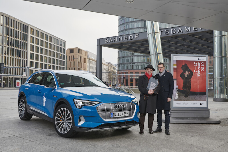 Audi e-tron na festiwalu Berlinale: gwiazdy filmowe w elektrycznym samochodzie