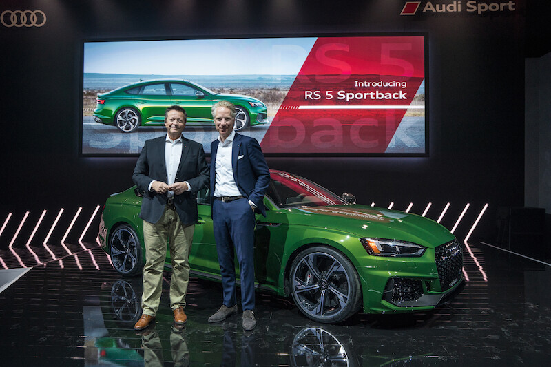 Nadzwyczajne właściwości jezdne i emocjonująca stylistyka: w polskich salonach czterech pierścieni można już zamawiać Audi RS 5 Sportback