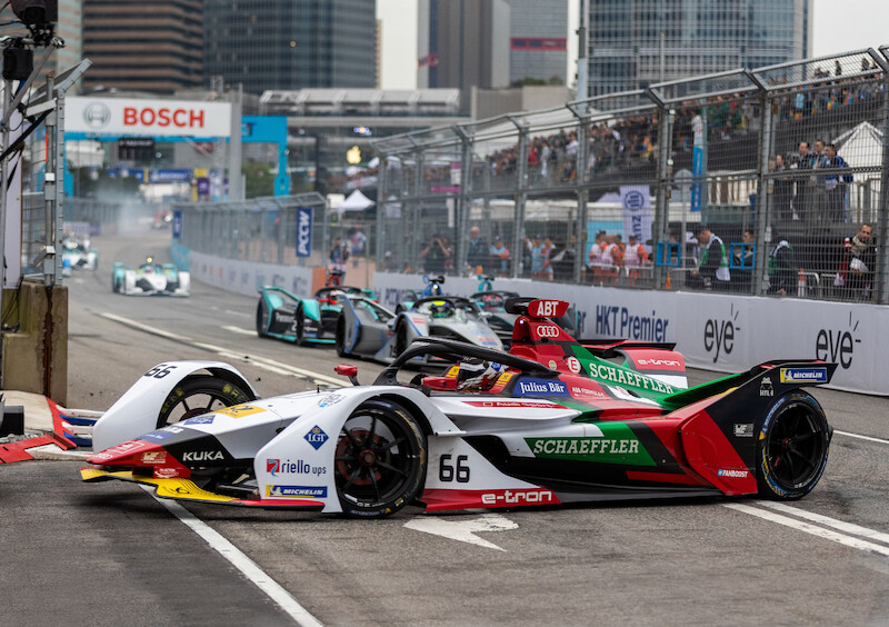 Kierowca Audi Lucas di Grassi, drugi w 