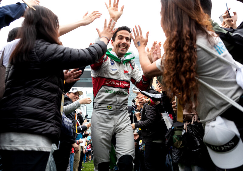 Kierowca Audi Lucas di Grassi, drugi w 