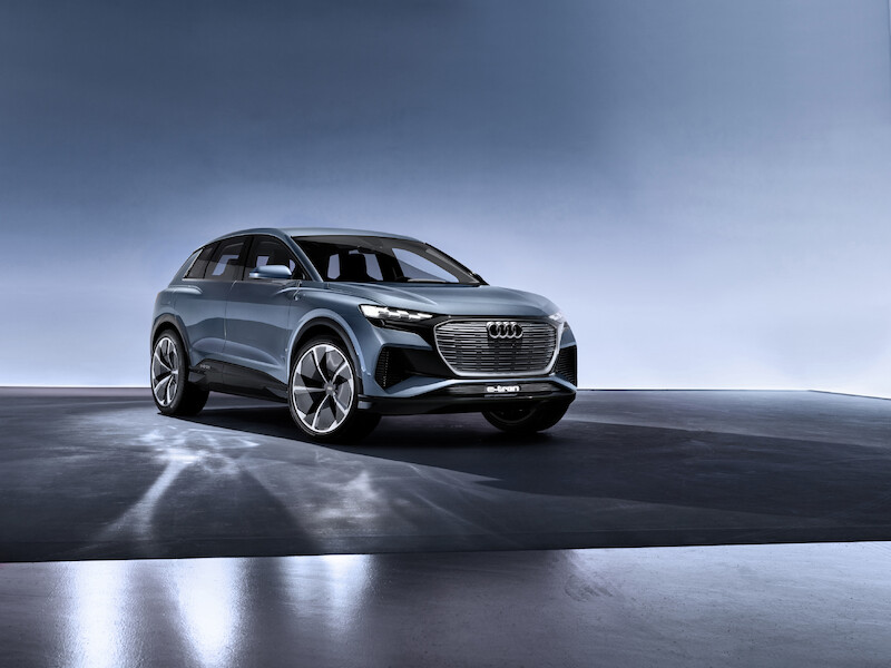 Innowacyjne, elektryczne modele Audi na ekspozycji czterech pierścieni podczas Poznań Motor Show 2019