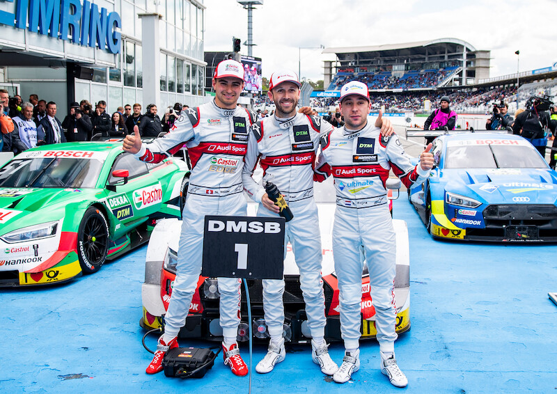 DTM: wszystkie trzy miejsca na podium dla Audi, niesamowita ucieczka René Rasta