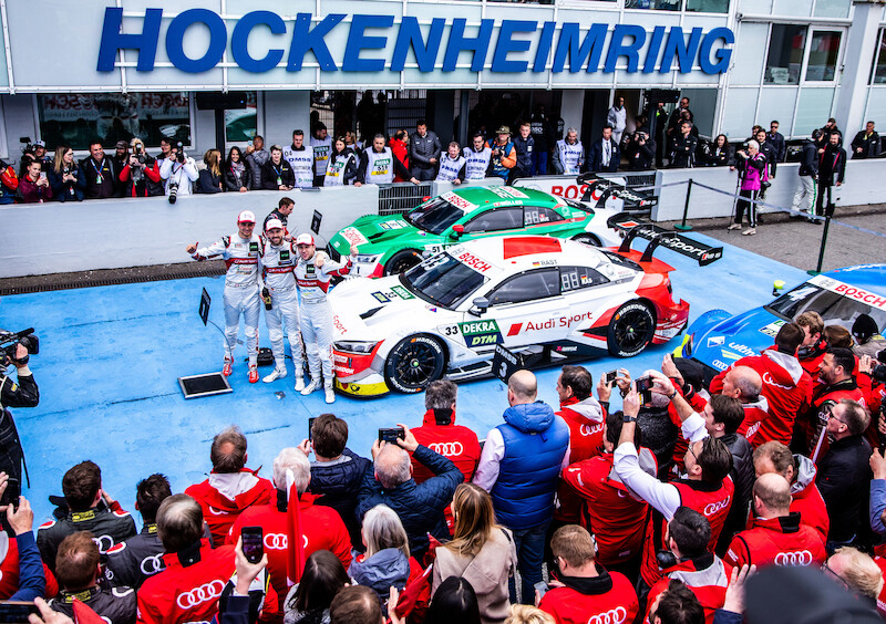 DTM: wszystkie trzy miejsca na podium dla Audi, niesamowita ucieczka René Rasta