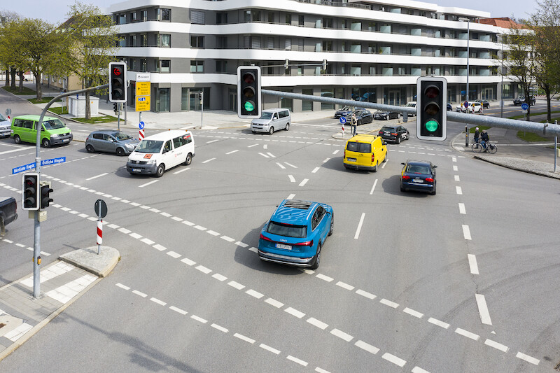 Audi komunikuje się z sygnalizacją świetlną w Europie