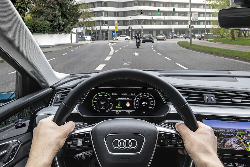 Audi komunikuje się z sygnalizacją świetlną w Europie
