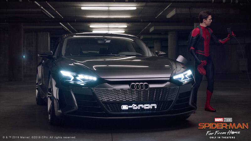 Audi i Sony Pictures Entertainment elektryzują w nowym filmie "Spider - Man: Daleko do domu"
