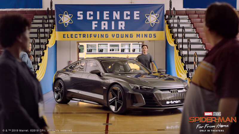 Audi i Sony Pictures Entertainment elektryzują w nowym filmie "Spider - Man: Daleko do domu"