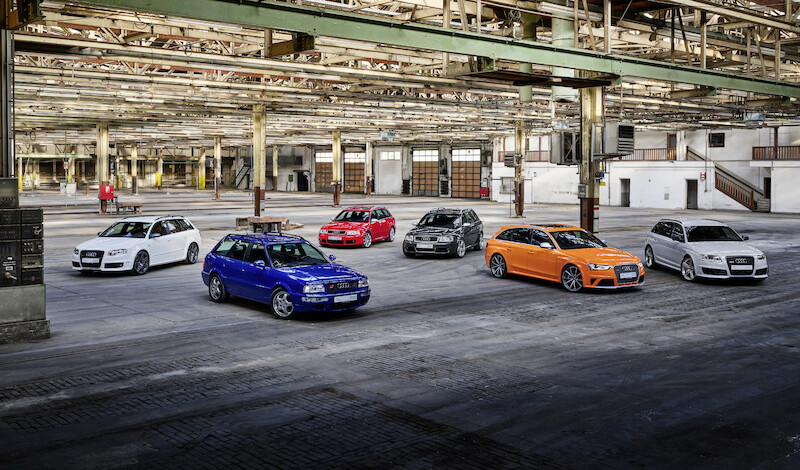 Najwyższe osiągi. Mocny charakter. Indywidualność. Audi Sport świętuje 25 lat modeli Audi RS