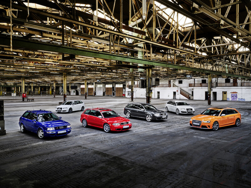 Najwyższe osiągi. Mocny charakter. Indywidualność. Audi Sport świętuje 25 lat modeli Audi RS