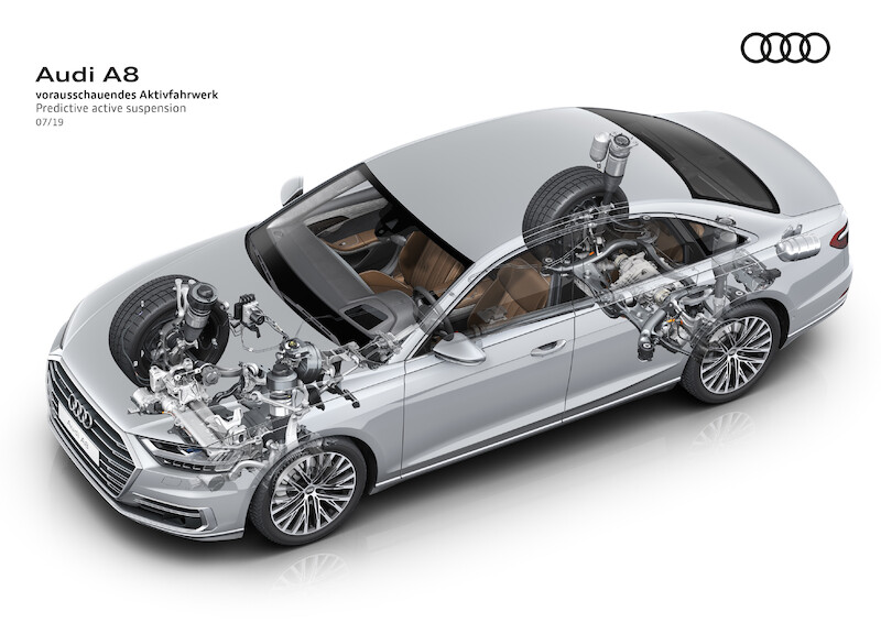 Zróżnicowanie: predyktywne aktywne zawieszenie we flagowym modelu Audi A8