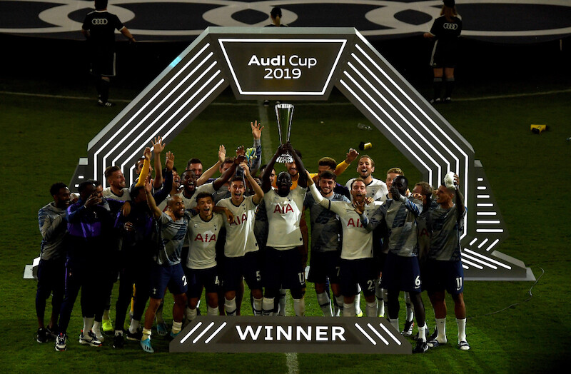  Tottenham Hotspur zdobywa puchar turnieju Audi Cup 2019 