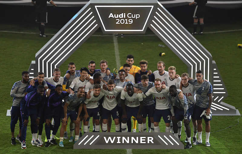  Tottenham Hotspur zdobywa puchar turnieju Audi Cup 2019 