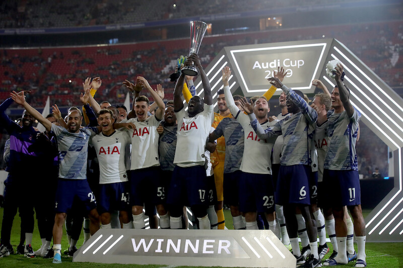  Tottenham Hotspur zdobywa puchar turnieju Audi Cup 2019 