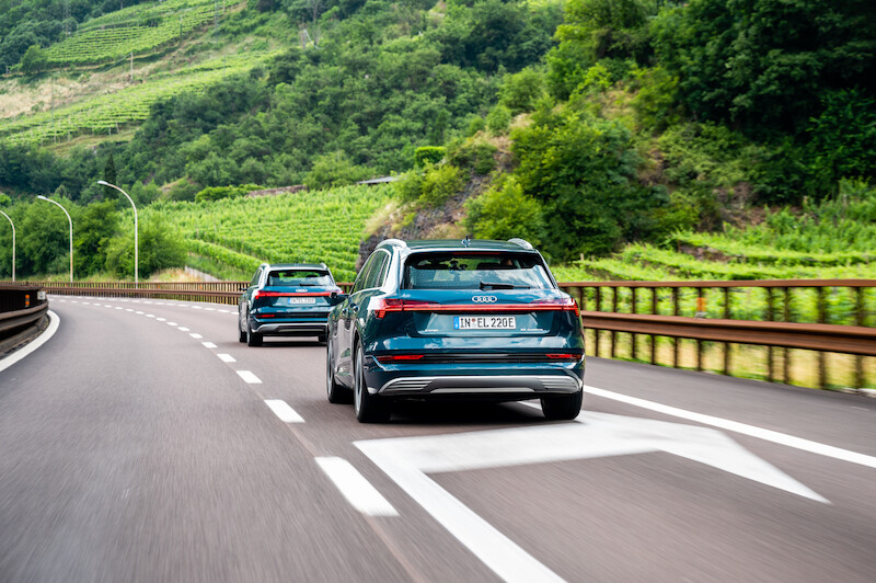 Dziesięć państw w 24 godziny: Audi e-tron w drodze