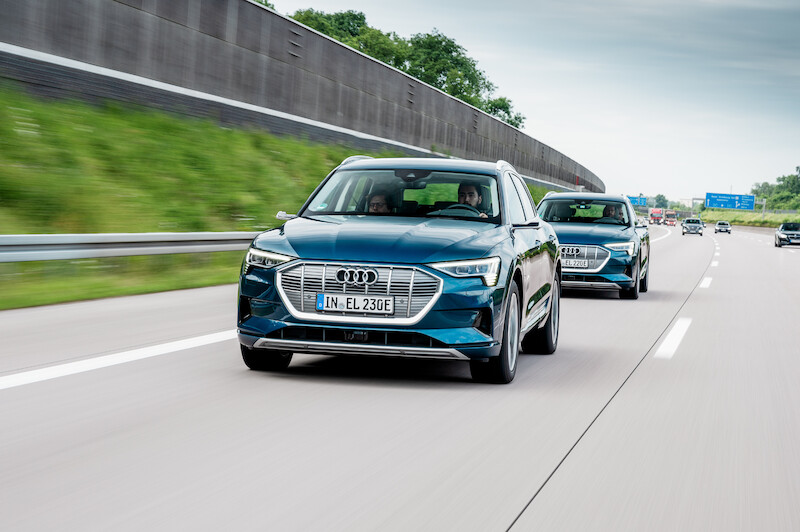 Dziesięć państw w 24 godziny: Audi e-tron w drodze