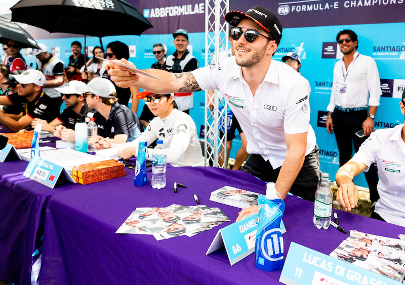 Zawodnik Audi Lucas di Grassi zachwycił doskonałą jazdą w Santiago de Chile