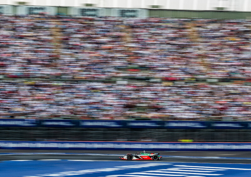 Burzliwy dla Audi dzień wyścigu Formuły E w Meksyku