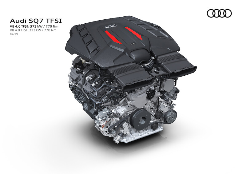 Najwyższa wydajność: Audi SQ7 i Audi SQ8 z silnikiem V8 TFSI