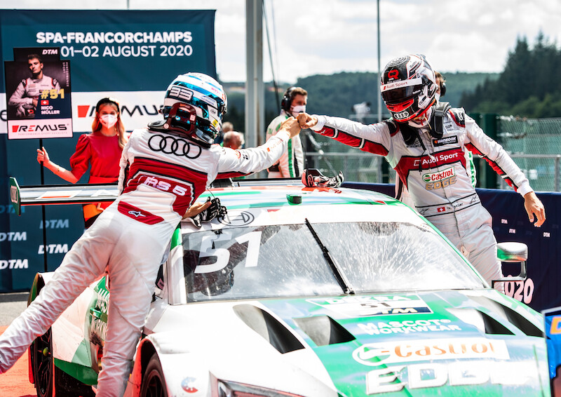 Audi zdominowało wyścigi na otwarcie sezonu DTM w Spa