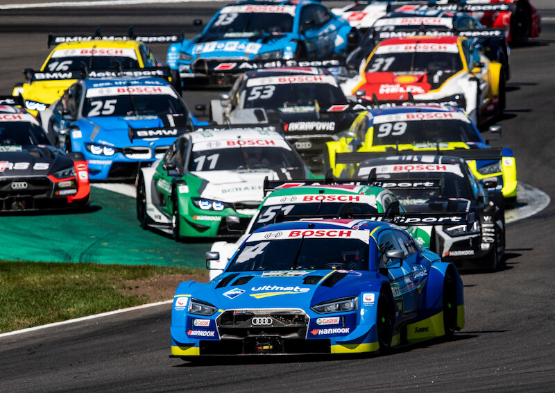 Kierowcy Audi zwyciężają w wyścigach DTM: w sobotę wygrywa Nico Müller, w niedzielę René Rast