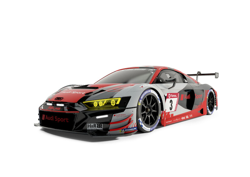 Dwanaście samochodów wyścigowych Audi Sport podczas najważniejszego wydarzenia sezonu na Nürburgring