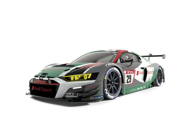 Dwanaście samochodów wyścigowych Audi Sport podczas najważniejszego wydarzenia sezonu na Nürburgring