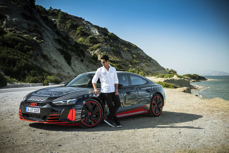 Moment szczerości: kierowca Formuły E Lucas di Grassi testuje przedprodukcyjną wersję Audi RS e-tron GT