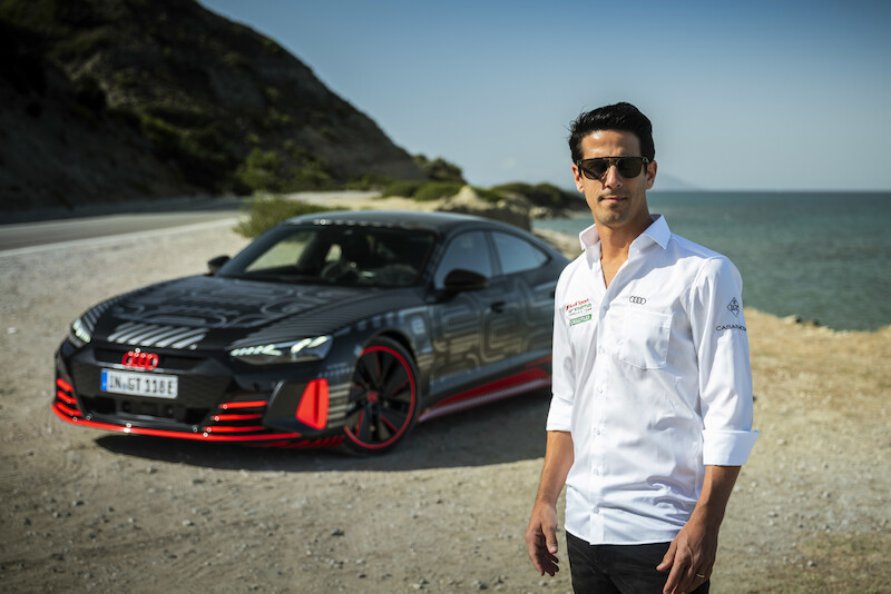 Moment szczerości: kierowca Formuły E Lucas di Grassi testuje przedprodukcyjną wersję Audi RS e-tron GT