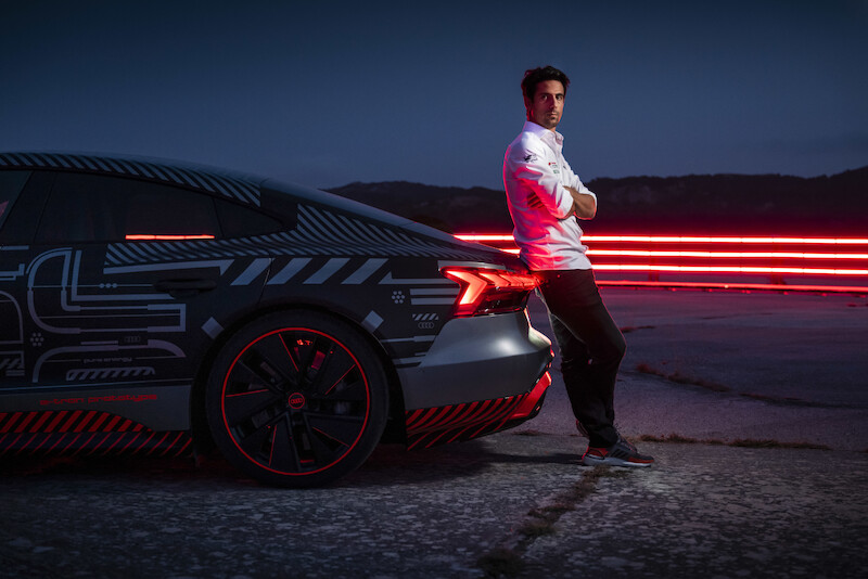Moment szczerości: kierowca Formuły E Lucas di Grassi testuje przedprodukcyjną wersję Audi RS e-tron GT