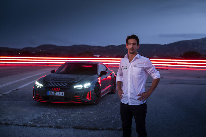 Moment szczerości: kierowca Formuły E Lucas di Grassi testuje przedprodukcyjną wersję Audi RS e-tron GT