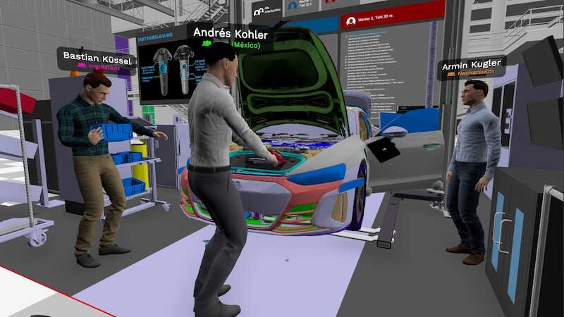 Rzeczywistość wirtualna i trójwymiarowe skany: cyfrowo planowana produkcja Audi e-tron GT