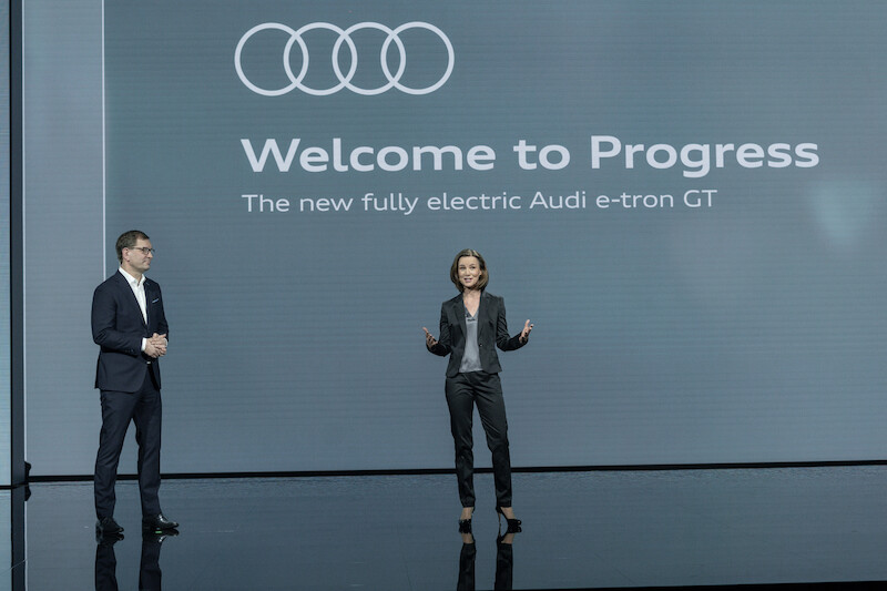 Dynamiczna i najwyższego kalibru: światowa premiera online modelu Audi e-tron GT