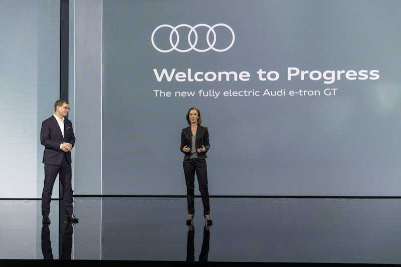 Dynamiczna i najwyższego kalibru: światowa premiera online modelu Audi e-tron GT