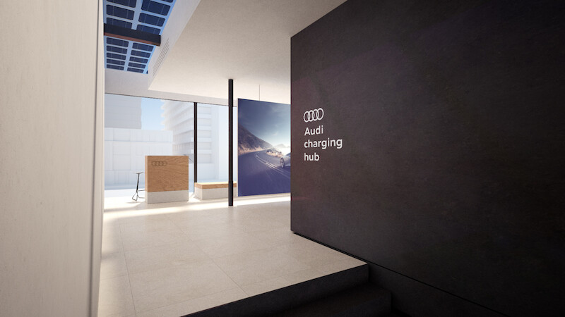 Audi przetestuje koncepcję centrum szybkiego ładowania