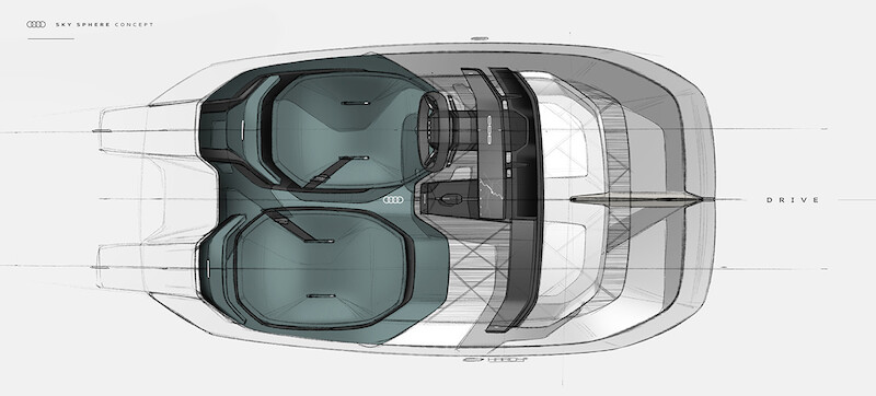 Audi skysphere concept - przyszłość stoi przed nami otworem