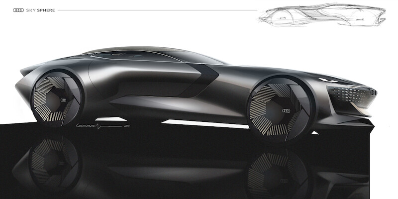 Audi skysphere concept - przyszłość stoi przed nami otworem