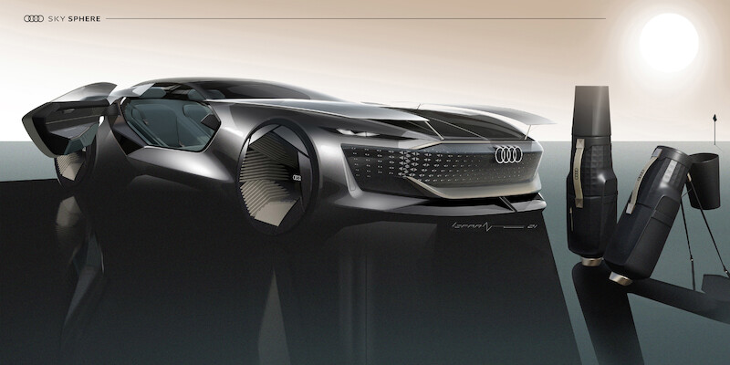Audi skysphere concept - przyszłość stoi przed nami otworem