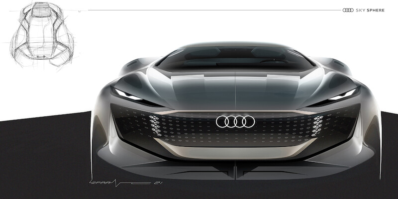Audi skysphere concept - przyszłość stoi przed nami otworem