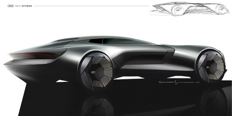 Audi skysphere concept - przyszłość stoi przed nami otworem