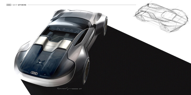 Audi skysphere concept - przyszłość stoi przed nami otworem