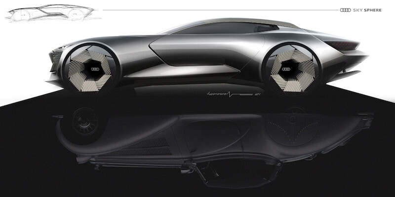 Audi skysphere concept - przyszłość stoi przed nami otworem