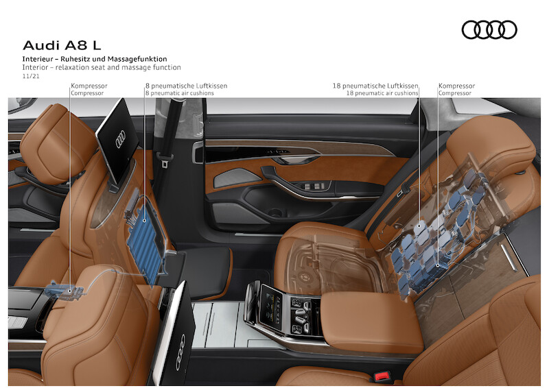 Wyostrzony design i innowacyjne rozwiązania techniczne we flagowym modelu: odmłodzone Audi A8