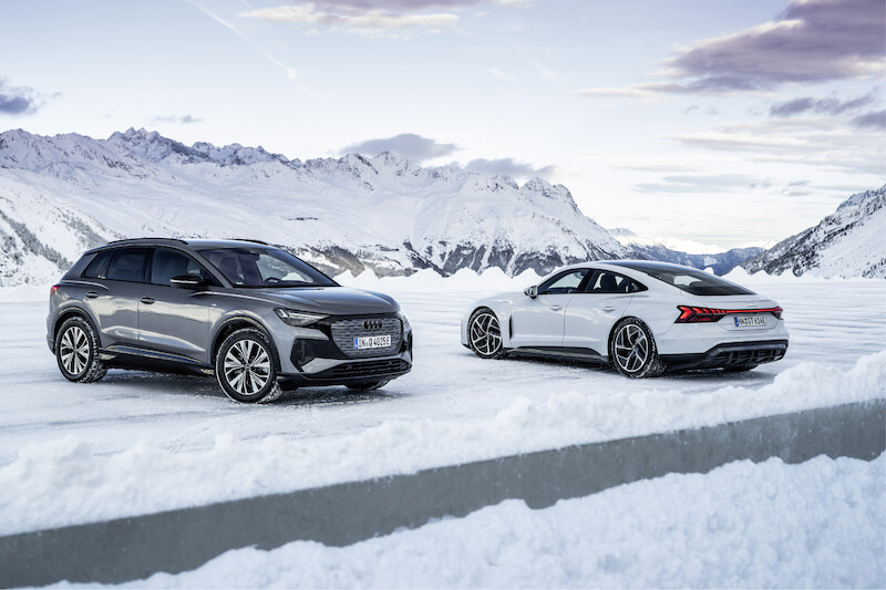 Elektromobilność zimą: inteligentne zarządzanie temperaturą w elektrycznych modelach Audi zapewnia odpowiedni zasięg i wydajność
